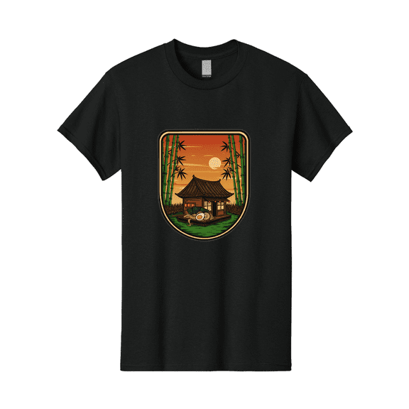 Bamboo-House Mens Graphic Tee, 100% Cotton, Casual Summer Wear BAA147