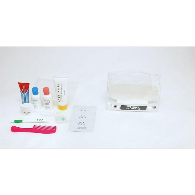 25 Pack Trail maker 15 Piece Travel Size Women's Hygiene Toiletry