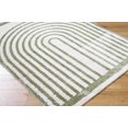 thumbnail image 3 of Mark&Day Washable Rugs, 8x10 Larita Modern Grass Green Area Rug, Green Light Beige Carpet for Living Room, Bedroom or Kitchen (7'10" x 10', Machine Washable), 3 of 7