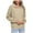 Womens Fall Clothes Khaki, variant on Womens Zip Up Sweatshirt, Long Sleeve Pullover for Women Fall Fashion Loose Fit Solid Color V Neck Thin Sweaters