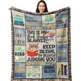 thumbnail image 2 of Receptionist Gifts for Women Throw Blanket 60"X50", Receptionist Appreciation Gifts, Gifts for Receptionist, Best Ever Receptionist, Veterinary/Vet Receptionist Gifts, Receptionist Must Haves, 2 of 6