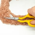 thumbnail image 3 of Blade Duckbill Scissors Craft Scissors Multifunctional Soft Rubber Handle Stainless Steel Tufted Carpet Hand Shears, 3 of 12