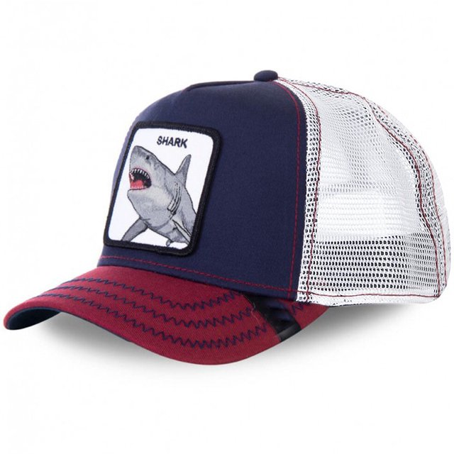 High Quality Fashion Animals Embroidery Baseball Caps Men Women Hip Hop Hat Summer Breathable Mesh Sun Unisex Streetwear Bone qym unisex