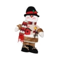 thumbnail image 4 of Figura de muñeco de Navidad, adorno navideño, decoración nórdica, muñeco de nieve navideño, decoración para el hogar, estante navideño, decoración de, 4 of 8