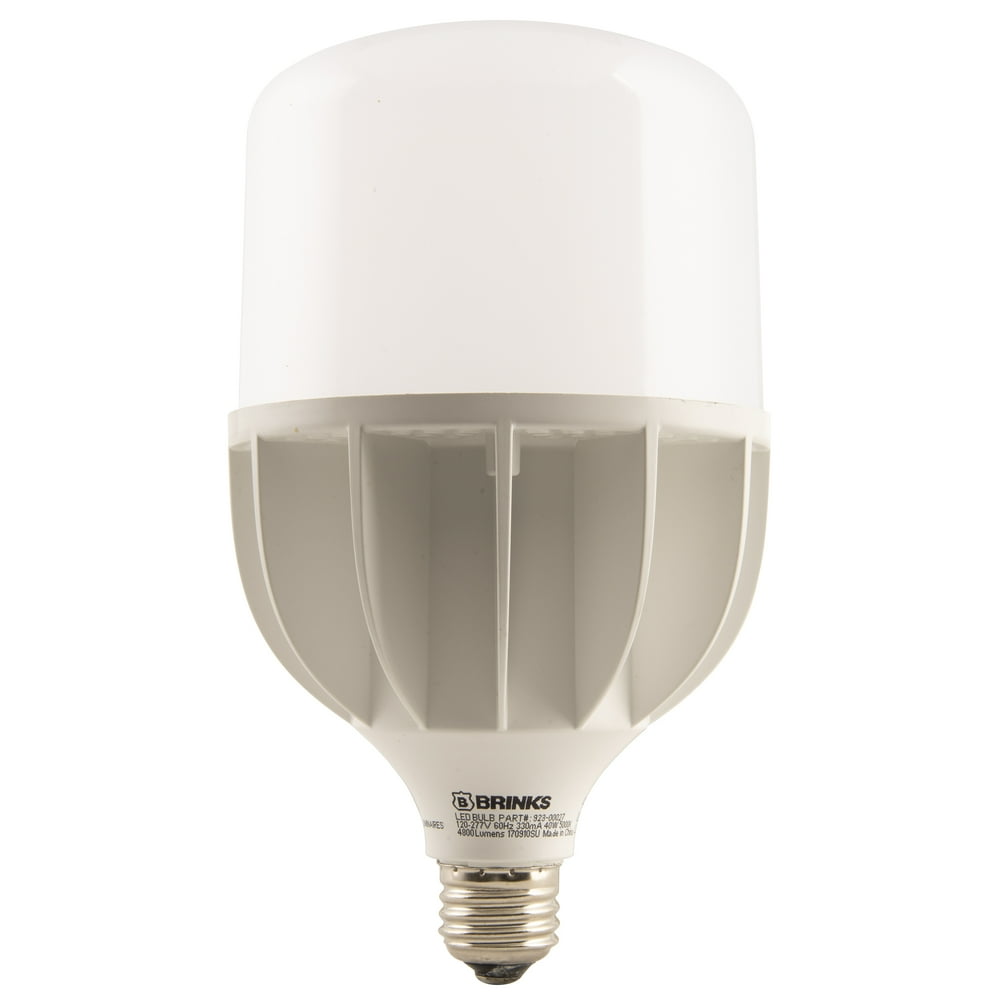 Brinks Outdoor 40 Watt LED Security Light Bulb, 4800 Lumens Walmart
