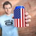 thumbnail interactive-video image 1 of USA Flag Snapback Hat With Straw Drink Holder – 4th Of July Costume Accessory 1 of 4