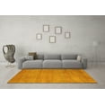 thumbnail image 3 of Ahgly Company Machine Washable Indoor Rectangle Abstract Yellow Modern Area Rugs, 7' x 10', 3 of 4