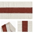 thumbnail image 5 of Sm:)e Boho Macrame Caramel Farmhouse Table Runner 12x36 Inch, Seasonal Holiday Hollow Kitchen Dining Table Decoration for Home Party Decor, 5 of 7