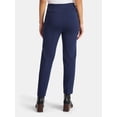 thumbnail image 3 of Time and Tru Women's Slim Straight Ponte Knit Dress Pants, 27” Inseam, Sizes XS-XXL, 3 of 5