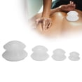 thumbnail image 3 of Silicone Cupping Set, Portable Silicone 4pcs Vacuum Suction Cupping Therapy Suction Cupping Therapy Thick  For Reduce Inflammation For Home Users White, 3 of 8