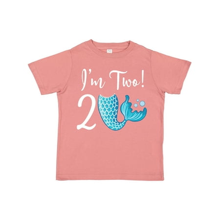 

Inktastic 2nd Birthday Mermaid Party Girls Toddler T-Shirt