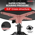 thumbnail image 4 of 5 CORE Drum Throne Padded Guitar Stool Height Adjustable Music Chair Seat Universal for Adults & Kids with Anti Slip Rubber Feet - DS BLKCH WH, 4 of 5