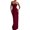 Wine, variant on Women's Strapless Sweetheart Neck Maxi Dress, Bodycon Corset Graduation Prom Evening Gown