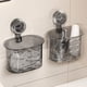 thumbnail image 4 of Organizador de pared con ventosa | Cesta de almacenamiento de plástico de gran capacidad con agujero de embudo de ventilación | Montaje sin punzón para baño cocina y oficina | 7,28x6,54x4,25, 4 of 6