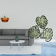 thumbnail image 2 of Plato de dulces,Plato de dulces de vidrio con tapa Tarro de dulces decorativo,Para el buffet de dulces,la mesa de fiesta del escritorio de la oficina y el hogar,Placa de pared con hojas de, 2 of 8