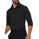 thumbnail image 4 of Camisa de Negocios de Manga Larga con Cuello de Punta para Hombre Inspire Chic, Color Sólido Negro, 4 of 5