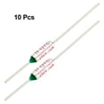 thumbnail image 3 of 10Pcs RY TF 121 Celsius Degree Cutoff Thermal Fuse  250V 10A Green Silver Tone, 3 of 4