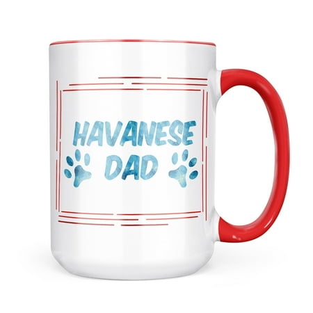

Neonblond Dog & Cat Dad Havanese Mug gift for Coffee Tea lovers