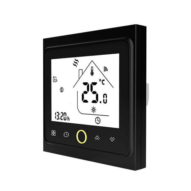 Toystoory Controlador de temperatura inteligente para caldera Regulador de control de temperatura inteligente Electrodomésticos Negro Toystoory HA024909-02
