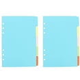 thumbnail image 2 of FUEENIRVA Assorted Color Binder Tab Dividers, per Set, and Multi-Use Organizer for Binders, 2 of 7