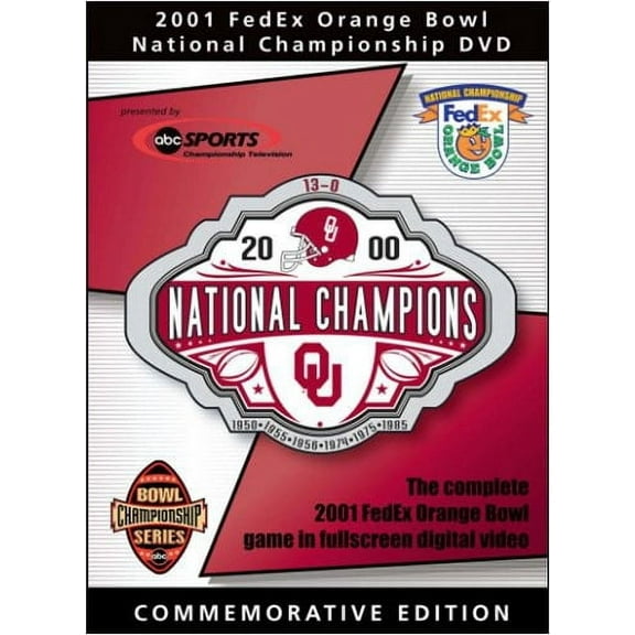 Oklahoma Sooner: 2001 Orange Bowl (DVD), Team Marketing, Sports & Fitness