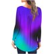thumbnail image 3 of Ichuanyi liquidación casual de manga larga para mujeres abiertas abiertas cuello redondo flojo túnica plisada camisa blusa blusa ICHUANYI WER2023082211139, 3 of 5