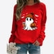 thumbnail image 4 of Navidad Halloween cuello redondo Sudadera con capucha ropa de calle mujeres sudaderas estéticas ropa de invierno mujeres, 4 of 4