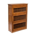 thumbnail image 6 of Crafters and Weavers Arts and Crafts 37" Wood Barrister Bookcase, Brown, 6 of 6