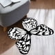 thumbnail image 4 of Butterflys-shaped Rug Faux Furs Butterflys Print Rug Large Size Rug Home Decor Suitable For Living Room And Bedroom Non-slipss Rug 15.7x11.8 Feet, 4 of 6