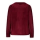 thumbnail image 5 of Xuyuer Metallic Velvet Mesh Splicing Top - Women's Solid Color Elegant Long Sleeve Blouse for Evening Gala Events, Holiday Party Glamour & Luxurious Night Out Ensembles, 5 of 8
