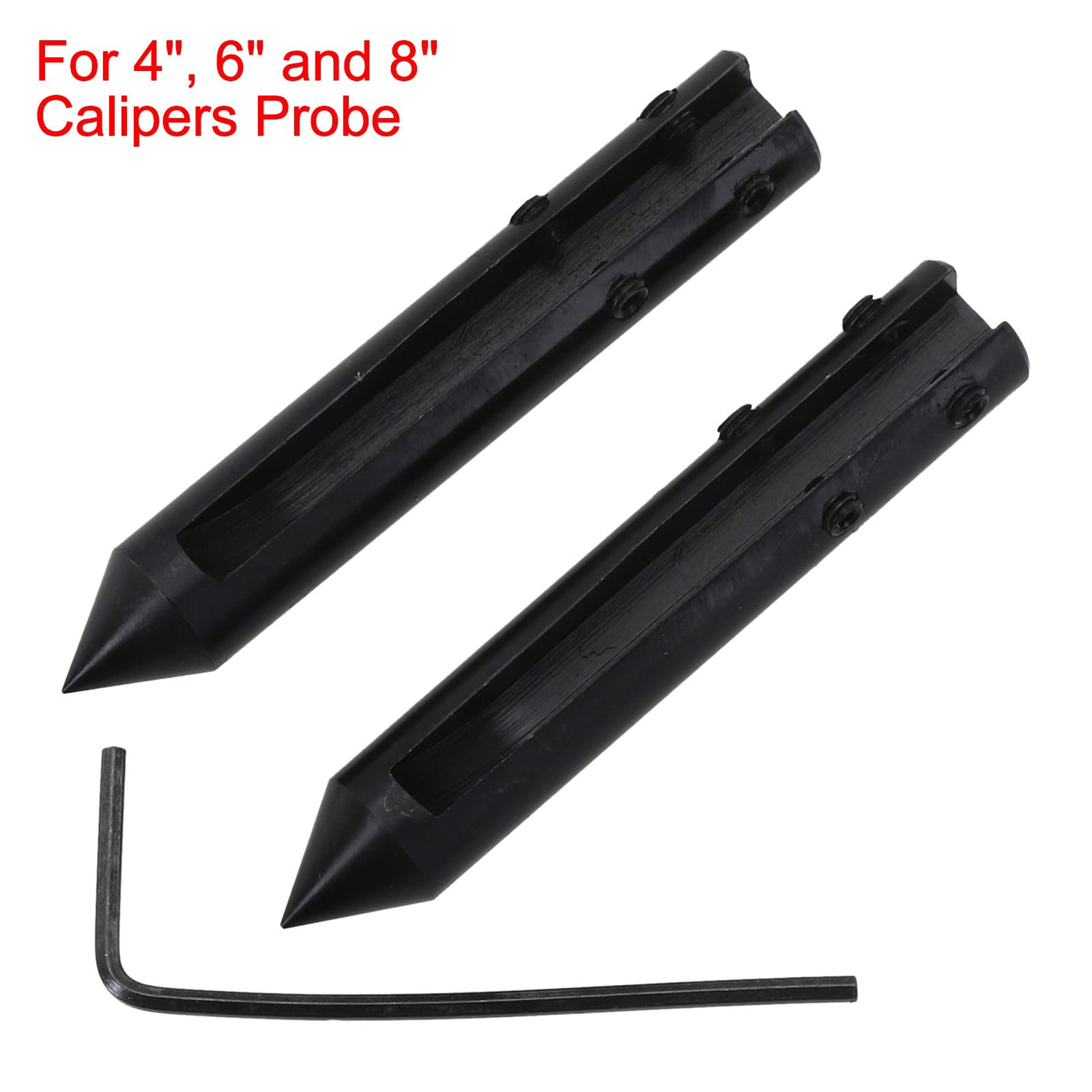 RANMEI Diameter 0.375\" Scribe Needle Centerline Gauge For 4\", 6\" And 8\" Calipers Probe Read Centerline Measurements Scribe Needle
