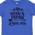 thumbnail image 4 of Inktastic Mimi and Papaw Love Me Boys or Girls Toddler T-Shirt, 4 of 5