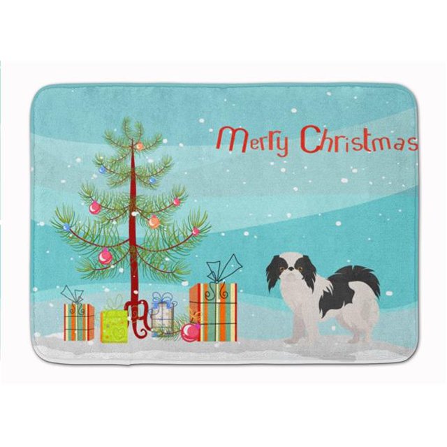 Carolines Treasures CK3462RUG Japanese Chin Christmas Tree Machine Washable Memory Foam Mat