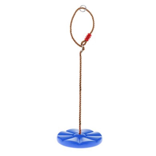 Balançoire à Corde à Disque, Développer la Force Musculaire Facile à Installer Balançoire à Disque Robuste pour Accessoires de Terrain de Jeu Jaune, Bleu, Vert, Rouge