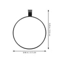 thumbnail image 3 of Miangastore Wall Mounted Flower Pot Rack Iron Ring Flowerpot Wall Bracket Planter Holder, 3 of 9
