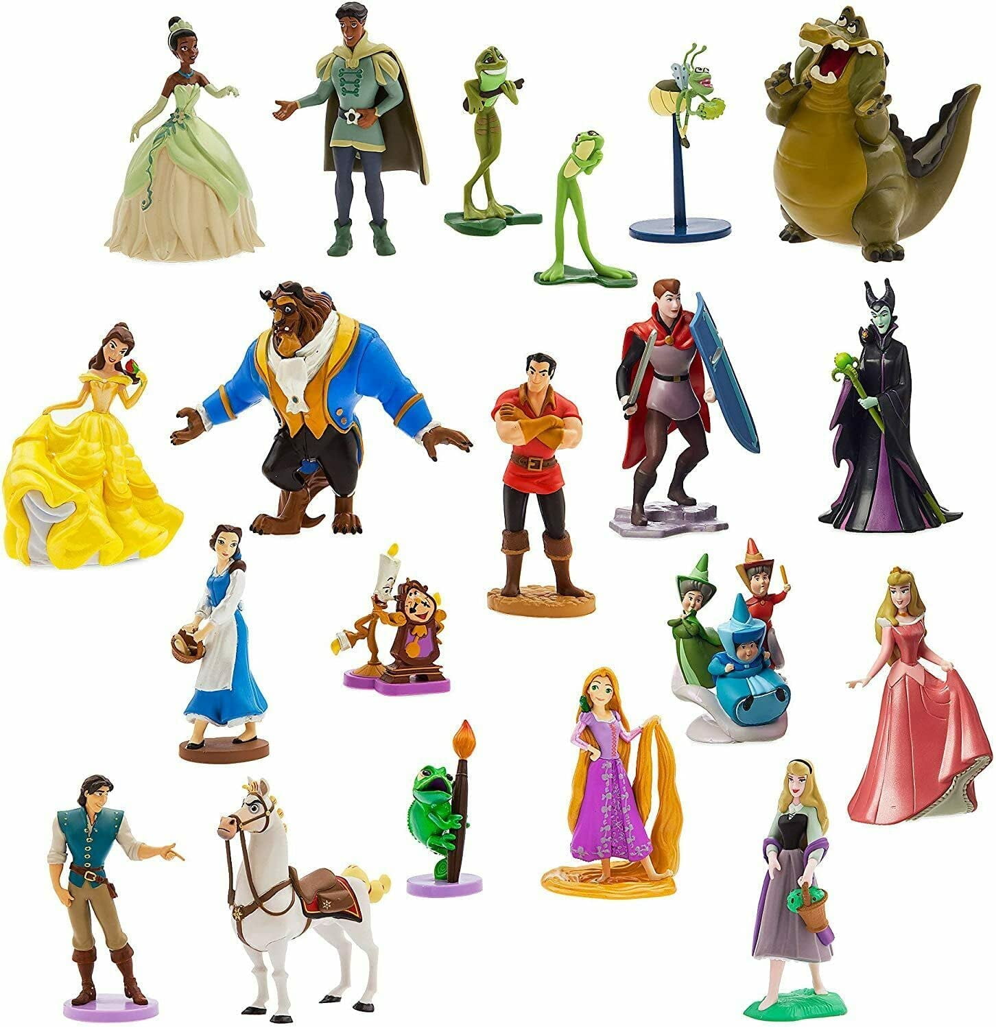 Princess Disney Deluxe Figure Play Set, 10 Collectible Figurines