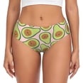 thumbnail image 1 of Balery Cute Avocado Ropa Interior de Algodón para Mujer con Dibujo – Braguitas Cómodas y Elásticas, Estilo Clásico-4X-Large, 1 of 6