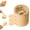 Beige, variant on Flower Shaped Silicone Ice Cream Mold, with Lids Reusable Maker Cups Stackable Easy Release DIY Frozen Treats Mold for Dessert