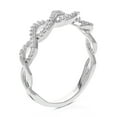 thumbnail image 2 of Vir Jewels 1/8 CTTW Lab Grown Diamond Wedding Band in Sterling Silver Female Adult, 2 of 5