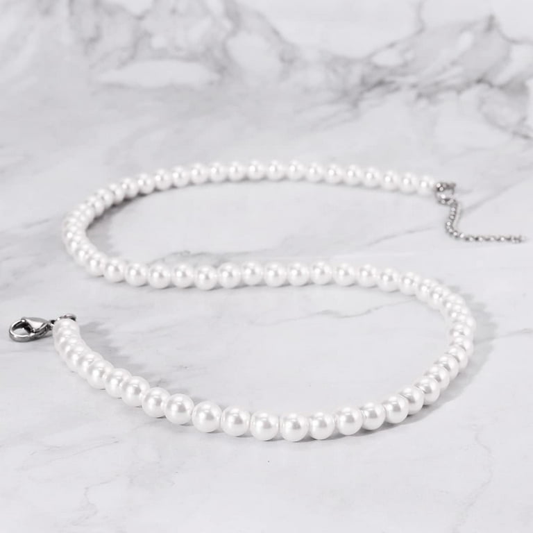 Pearl Necklaces for Women,14K Real Gold Plated Dainty Cute Pearl