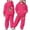 j-1413Hot Pink278, variant on MEZZALL Thick Cozy Girls Tracksuit Fashionable Bowknot Print Long Sleeve Hoodie Sweatshirt Tops And Jogger Pants Outfit Toddlers Kids Classic Children Clothes Sets