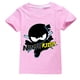 thumbnail image 1 of Verano niños niñas 100% algodón camiseta niño ropa niños Nuinja KIDZ camisetas de manga corta sombrero disfraz niños camiseta dibujos animados Tops zhangmenya LED, 1 of 2