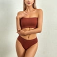 thumbnail image 4 of Hrsba Wireless Bras for Women,Seamless Push Up Bandeau Bra and Panty Set Breathable Contoured Support Comfortable Bras for Ladies, 4 of 4