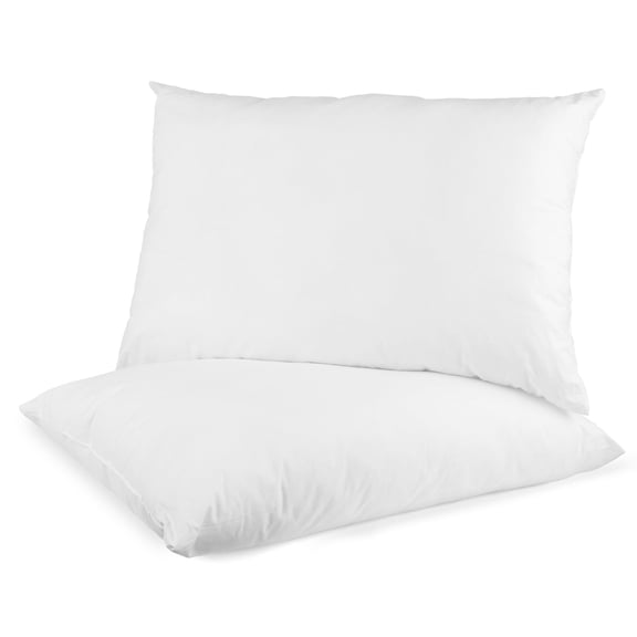 Digital Decor Cotton Hotel Bed Pillows, Medium Support, Set of 2, Standard Size, Gold