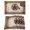 brown, variant on Texas Star Vintage Placemats Set of 6, Bless Our Home Western Stars Country Placemats for Dining Table, Place Mats for Kitchen Tabletop, Waterproof Wipeable Dining Table Mats Set