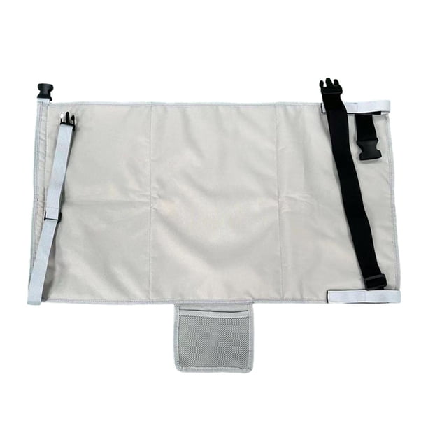 Cuna de viaje para niños pequeños Elementos esenciales de viaje para bebés para vuelos Cojín de asiento para Gris