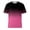 A-Pink190, variant on Bibifish Mens T Shirt Short Sleeve Crew Neck Gradient Shade Tees Loose Street Summer Athletic Casual T-Shirts