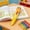 Yellow, variant on Cute Writing Pen, Mini Retractable 4-Color Creative Stationery, Easter Themed Planner Tool