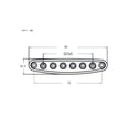 thumbnail image 2 of Electric Guitar Parts Metal String Through Body Ferrules Bushing Plate for Guitar Replacement, 2 of 5