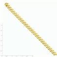 thumbnail image 2 of 14K Yellow Gold 9mm Hand-polished Fancy Link Chain, 2 of 5